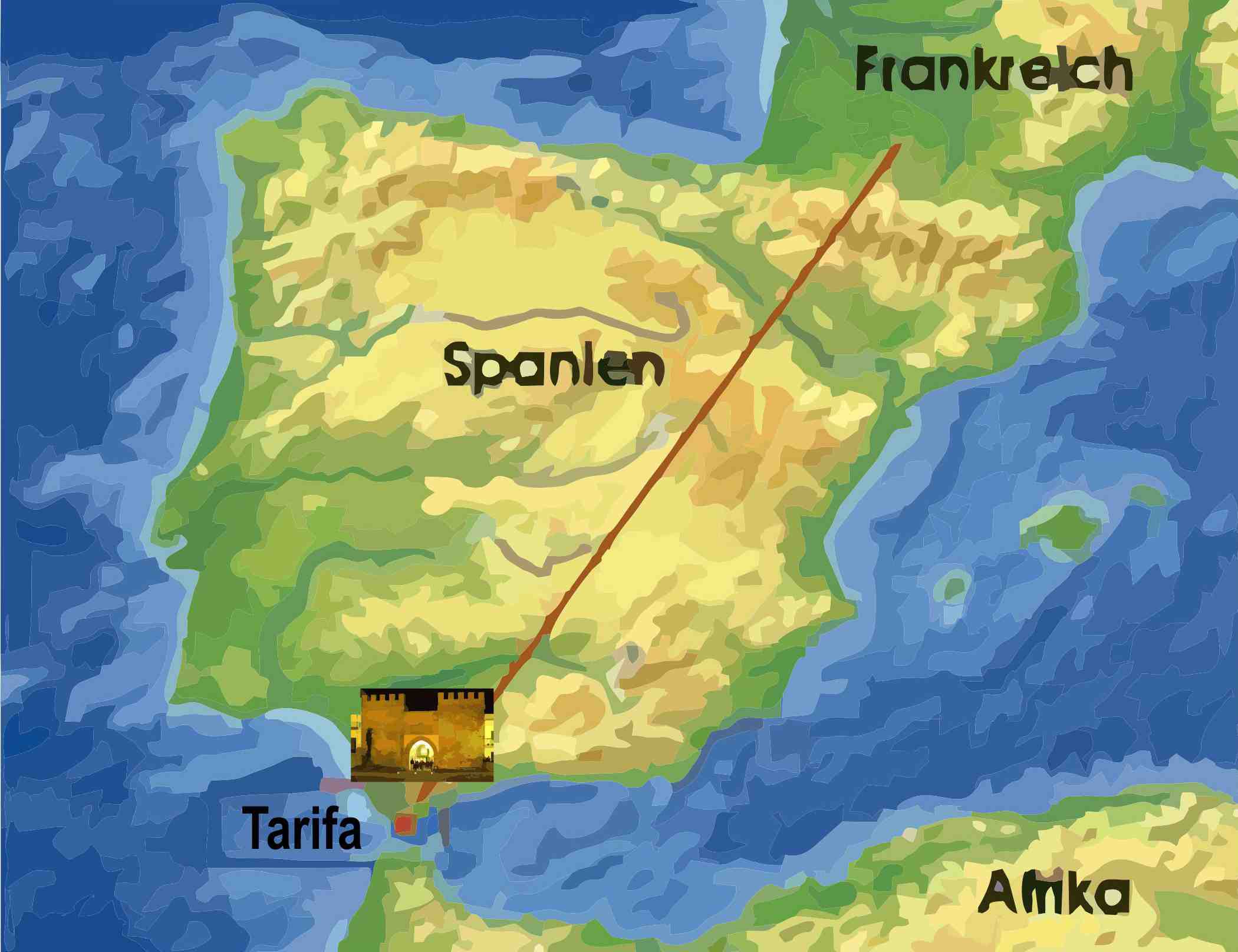 Tarifa-Spanien