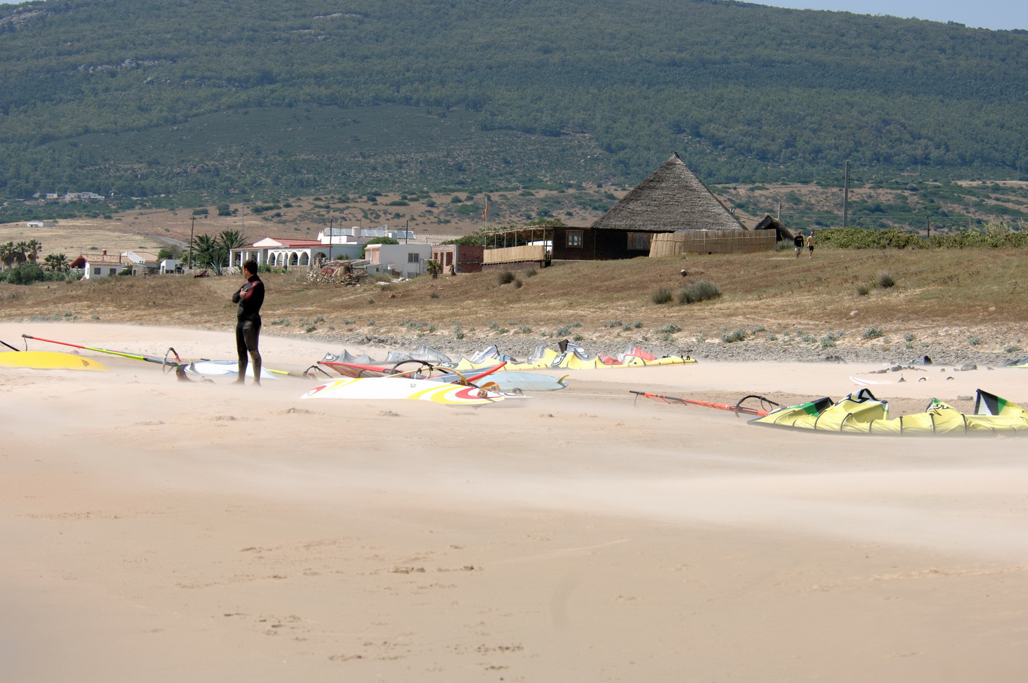 Windsurfen in Tarifa heißt auch die Pausen geniessen